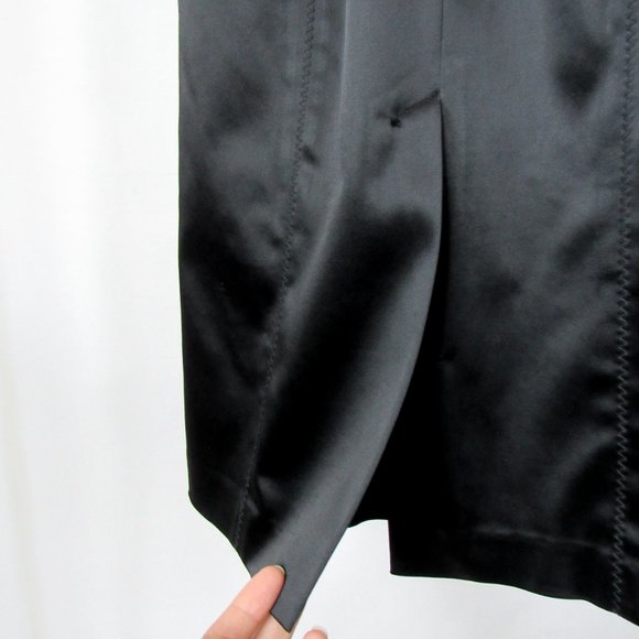 BEBE Vintage 90s Strapless Dress Little Black Dress Cocktail Party Size-S - Picture 9 of 14